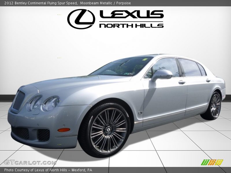 Moonbeam Metallic / Porpoise 2012 Bentley Continental Flying Spur Speed