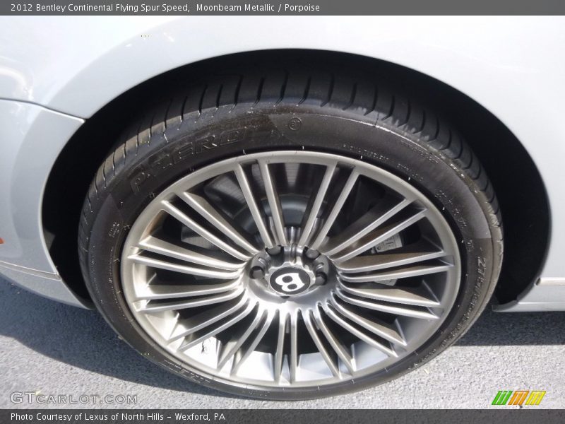 Moonbeam Metallic / Porpoise 2012 Bentley Continental Flying Spur Speed