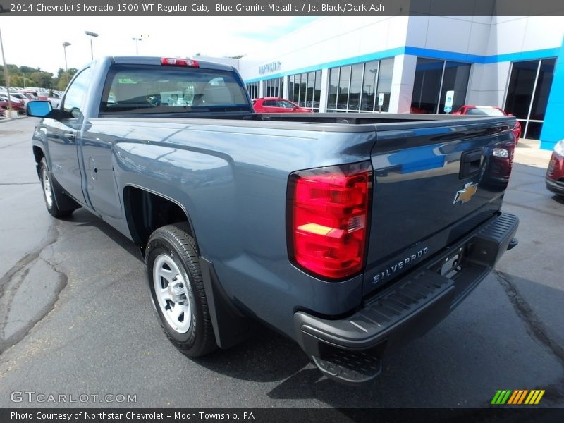 Blue Granite Metallic / Jet Black/Dark Ash 2014 Chevrolet Silverado 1500 WT Regular Cab