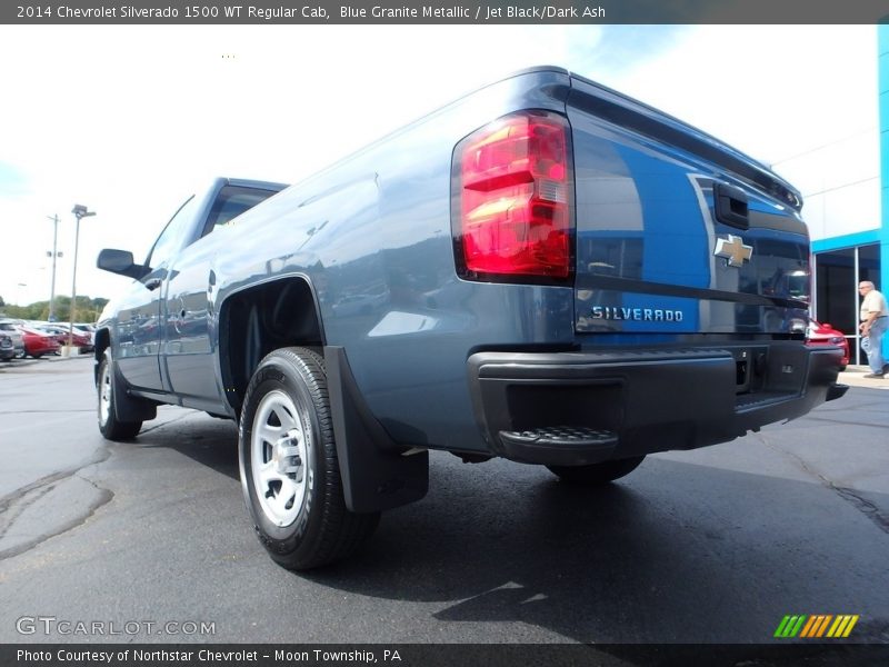 Blue Granite Metallic / Jet Black/Dark Ash 2014 Chevrolet Silverado 1500 WT Regular Cab