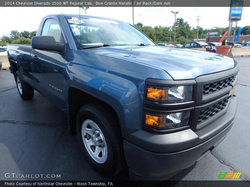 Blue Granite Metallic / Jet Black/Dark Ash 2014 Chevrolet Silverado 1500 WT Regular Cab