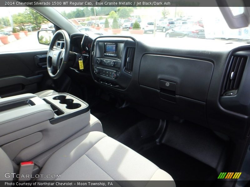 Blue Granite Metallic / Jet Black/Dark Ash 2014 Chevrolet Silverado 1500 WT Regular Cab