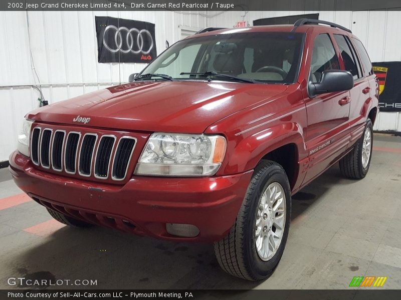 Dark Garnet Red Pearlcoat / Taupe 2002 Jeep Grand Cherokee Limited 4x4