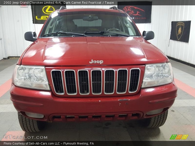 Dark Garnet Red Pearlcoat / Taupe 2002 Jeep Grand Cherokee Limited 4x4