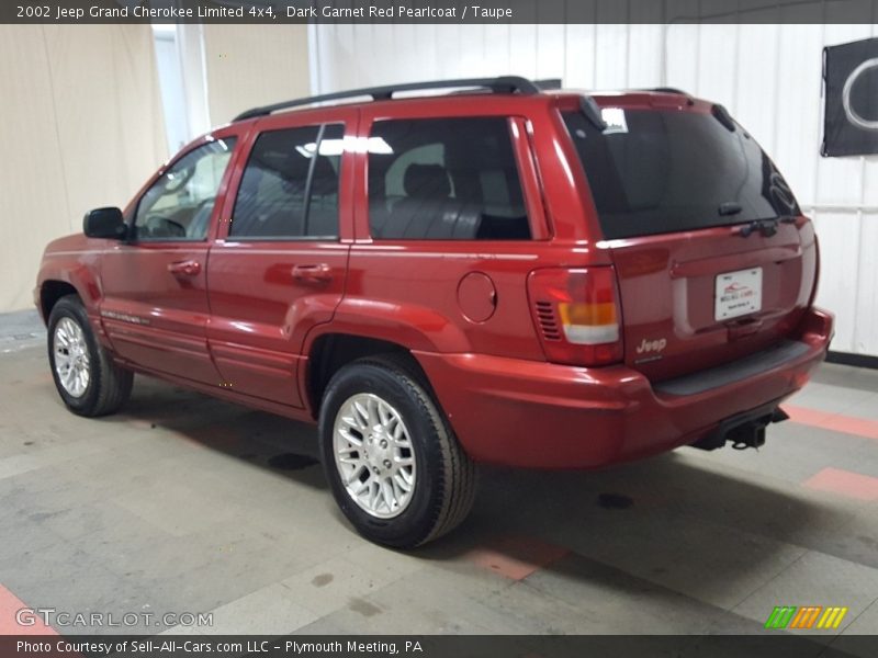 Dark Garnet Red Pearlcoat / Taupe 2002 Jeep Grand Cherokee Limited 4x4