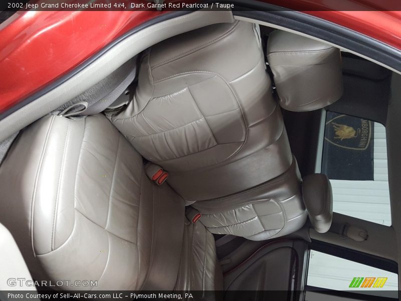 Dark Garnet Red Pearlcoat / Taupe 2002 Jeep Grand Cherokee Limited 4x4