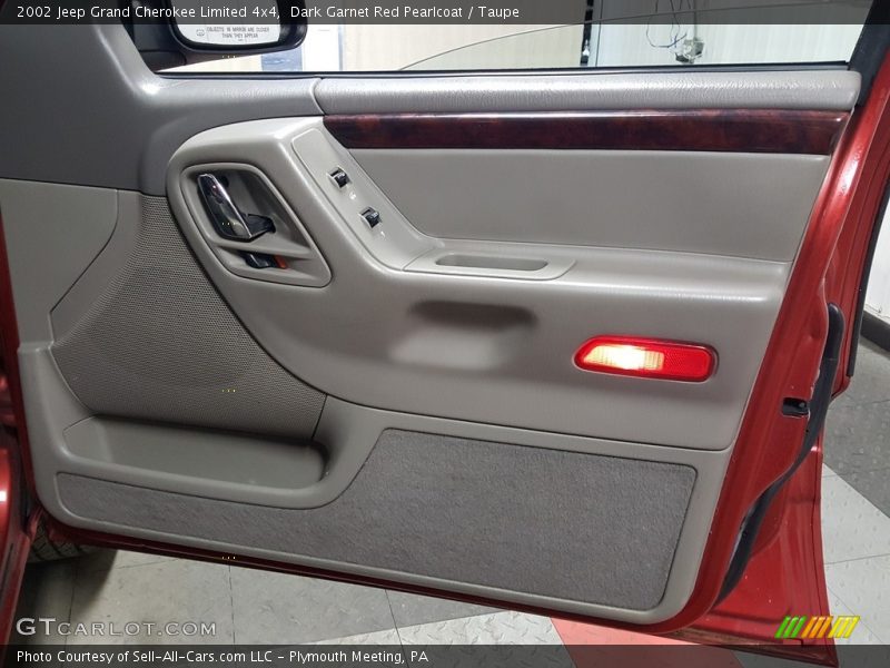 Dark Garnet Red Pearlcoat / Taupe 2002 Jeep Grand Cherokee Limited 4x4