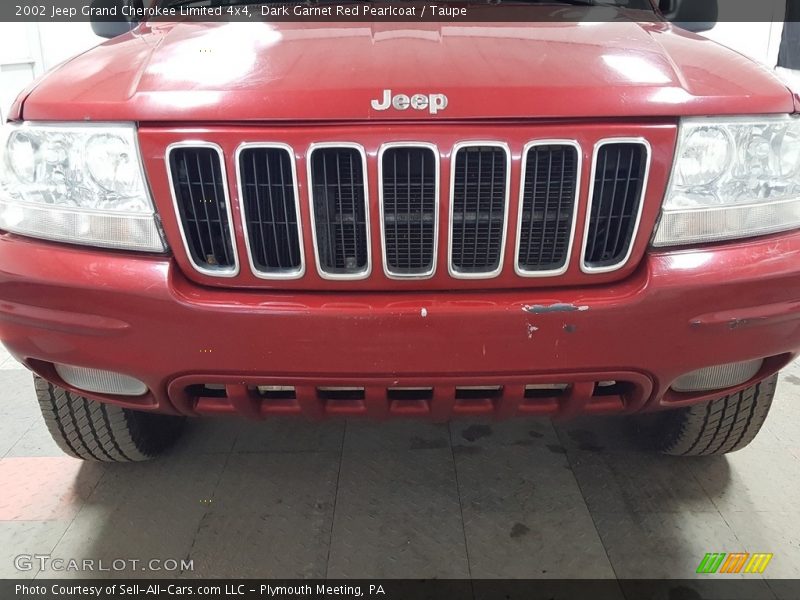 Dark Garnet Red Pearlcoat / Taupe 2002 Jeep Grand Cherokee Limited 4x4