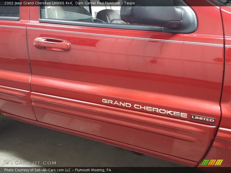 Dark Garnet Red Pearlcoat / Taupe 2002 Jeep Grand Cherokee Limited 4x4