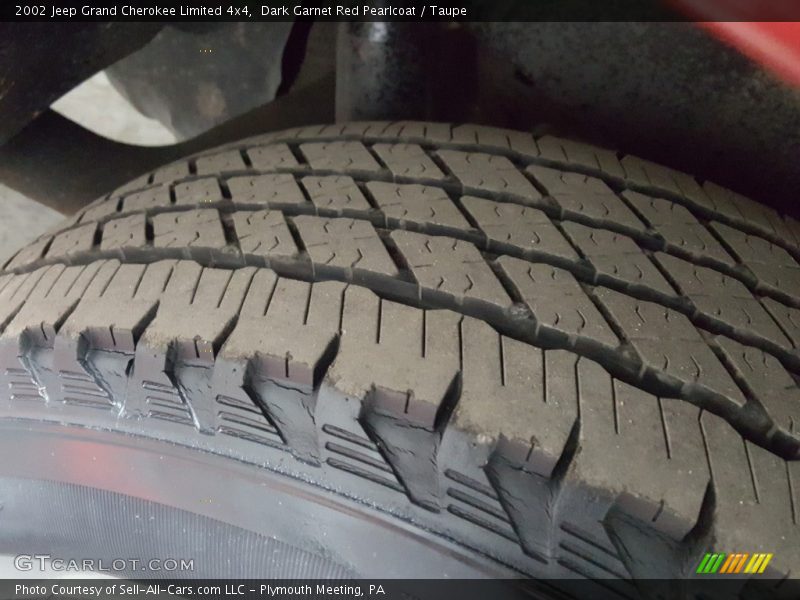 Dark Garnet Red Pearlcoat / Taupe 2002 Jeep Grand Cherokee Limited 4x4