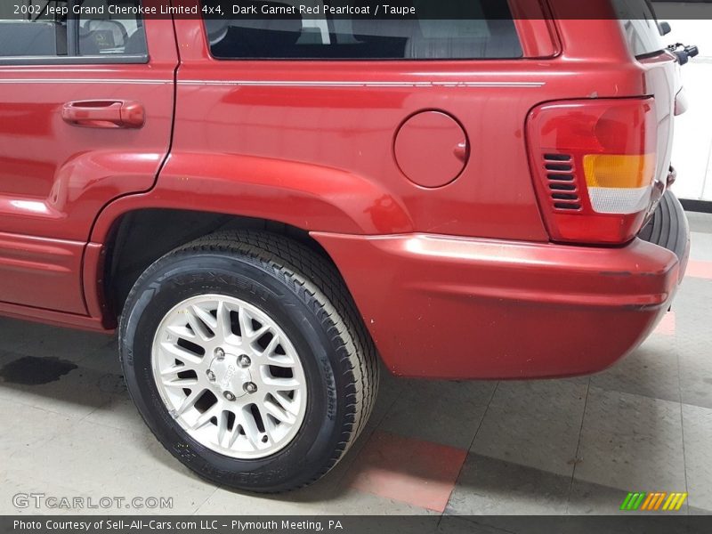 Dark Garnet Red Pearlcoat / Taupe 2002 Jeep Grand Cherokee Limited 4x4