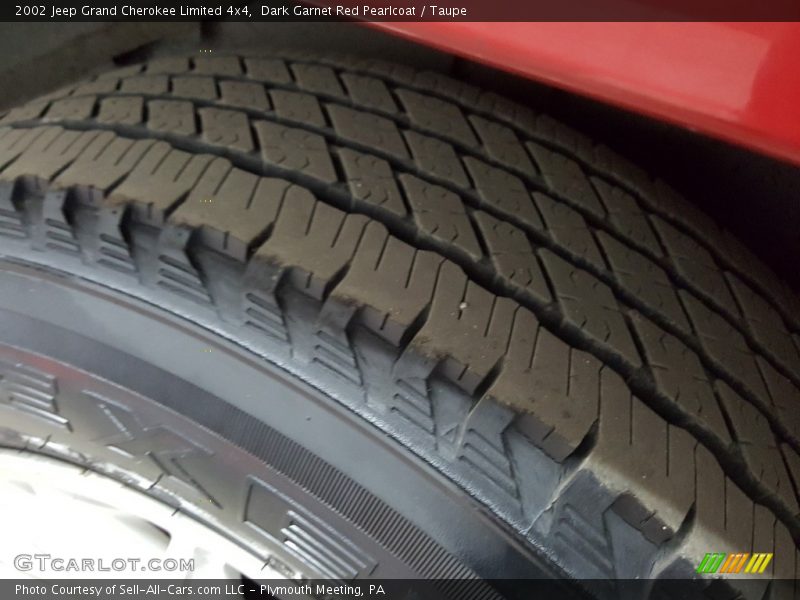 Dark Garnet Red Pearlcoat / Taupe 2002 Jeep Grand Cherokee Limited 4x4