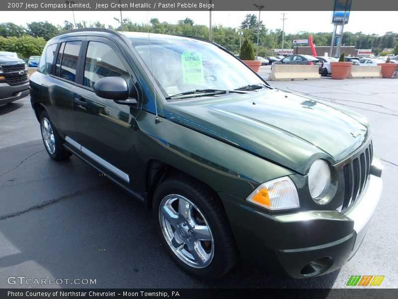 Jeep Green Metallic / Pastel Pebble Beige 2007 Jeep Compass Limited