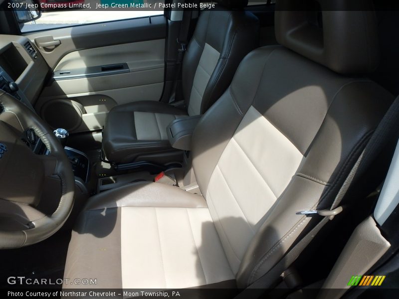 Jeep Green Metallic / Pastel Pebble Beige 2007 Jeep Compass Limited