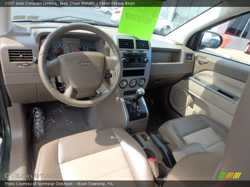 Jeep Green Metallic / Pastel Pebble Beige 2007 Jeep Compass Limited