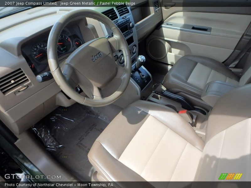 Jeep Green Metallic / Pastel Pebble Beige 2007 Jeep Compass Limited