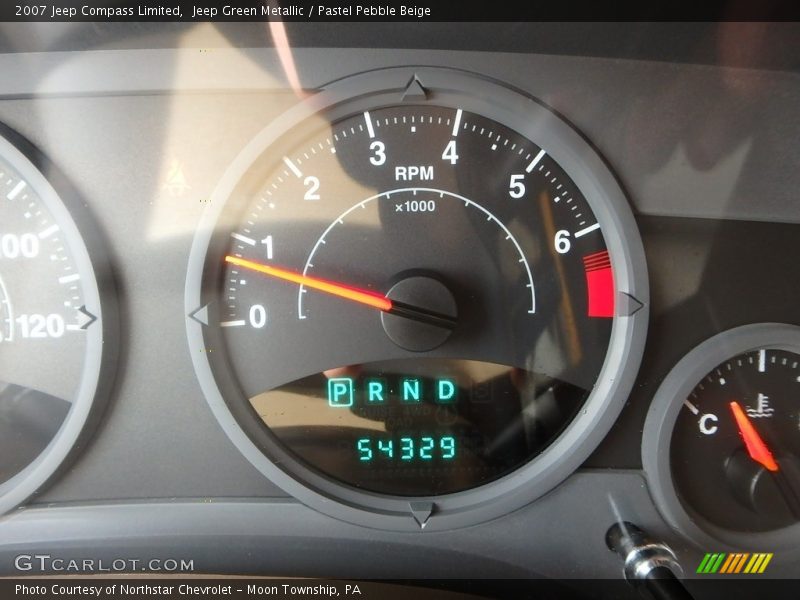 Jeep Green Metallic / Pastel Pebble Beige 2007 Jeep Compass Limited