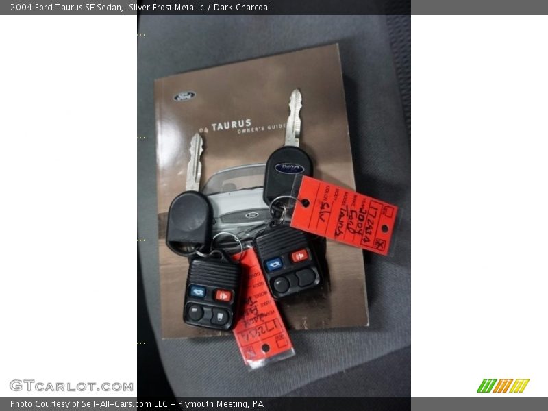 Silver Frost Metallic / Dark Charcoal 2004 Ford Taurus SE Sedan