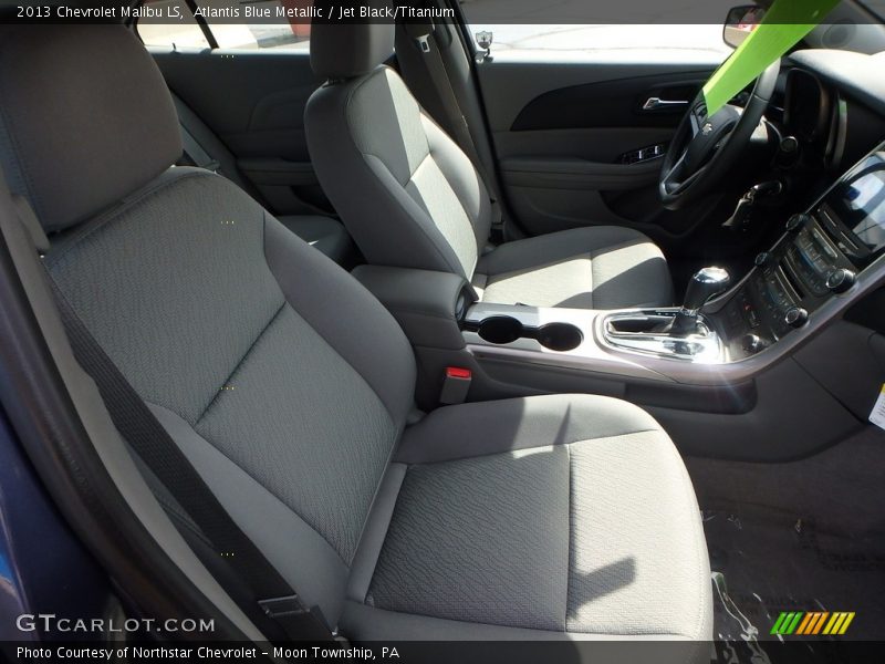 Atlantis Blue Metallic / Jet Black/Titanium 2013 Chevrolet Malibu LS