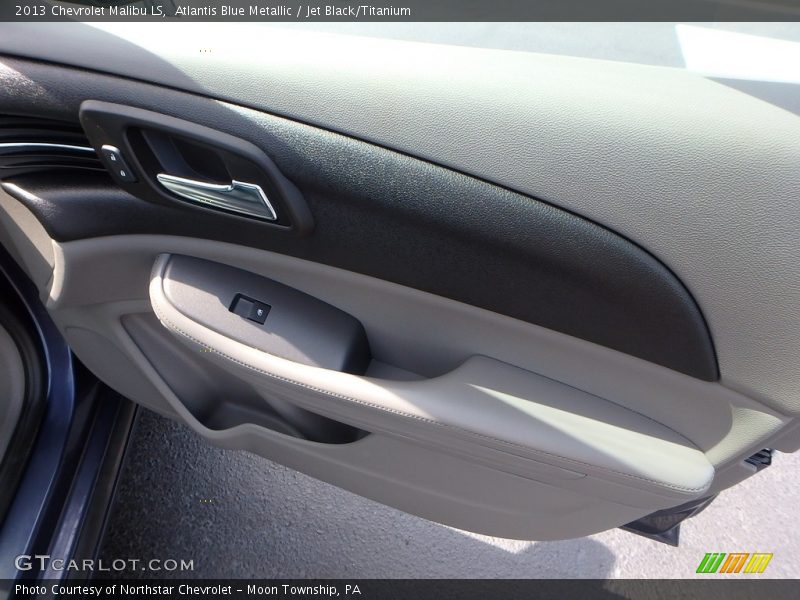 Atlantis Blue Metallic / Jet Black/Titanium 2013 Chevrolet Malibu LS