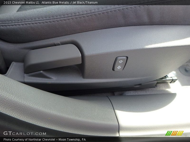 Atlantis Blue Metallic / Jet Black/Titanium 2013 Chevrolet Malibu LS