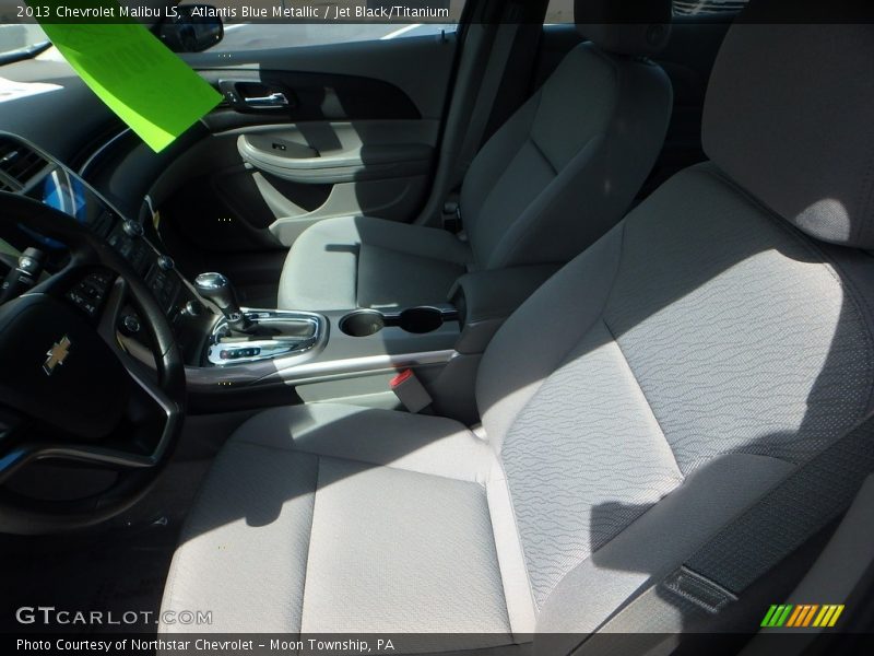 Atlantis Blue Metallic / Jet Black/Titanium 2013 Chevrolet Malibu LS