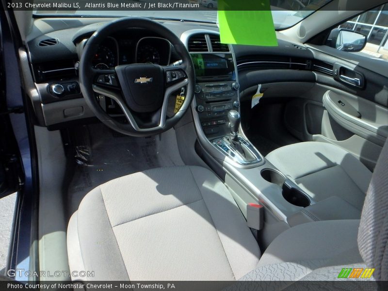 Atlantis Blue Metallic / Jet Black/Titanium 2013 Chevrolet Malibu LS