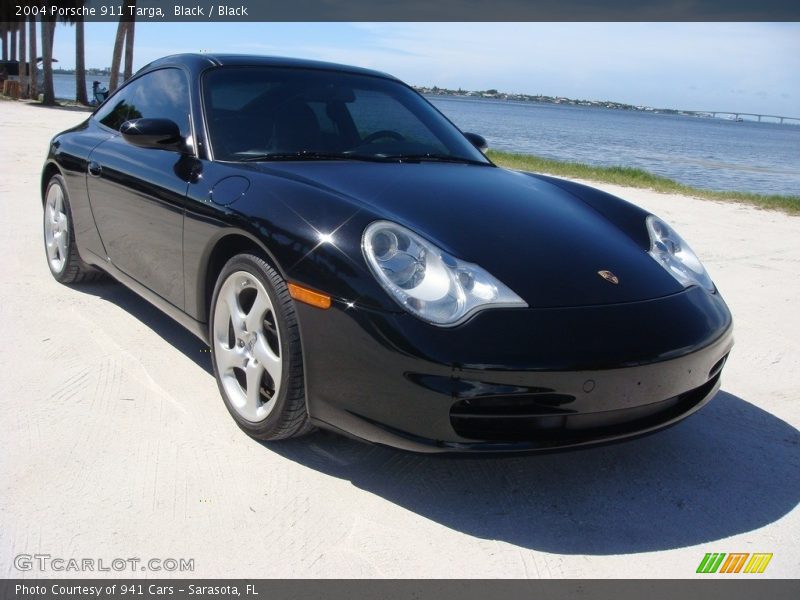 Black / Black 2004 Porsche 911 Targa