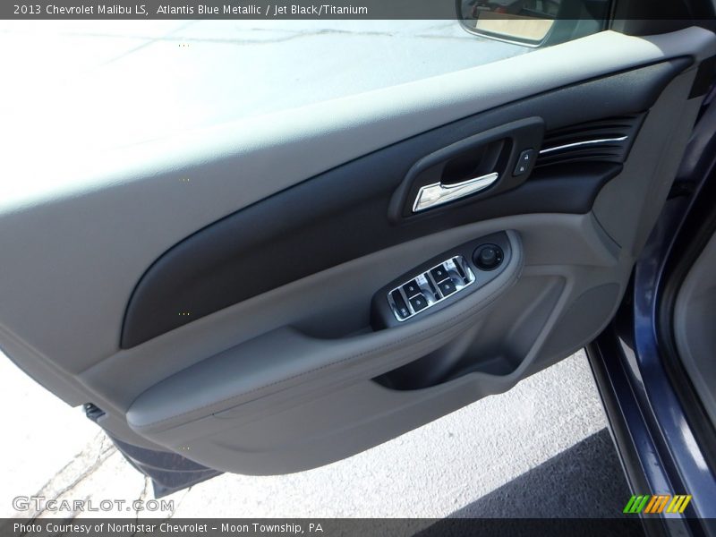 Atlantis Blue Metallic / Jet Black/Titanium 2013 Chevrolet Malibu LS