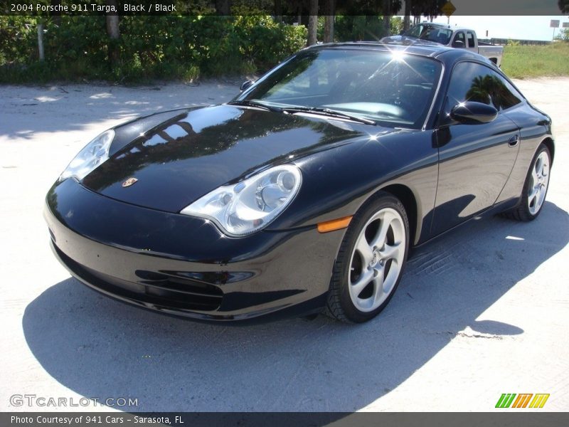 Black / Black 2004 Porsche 911 Targa
