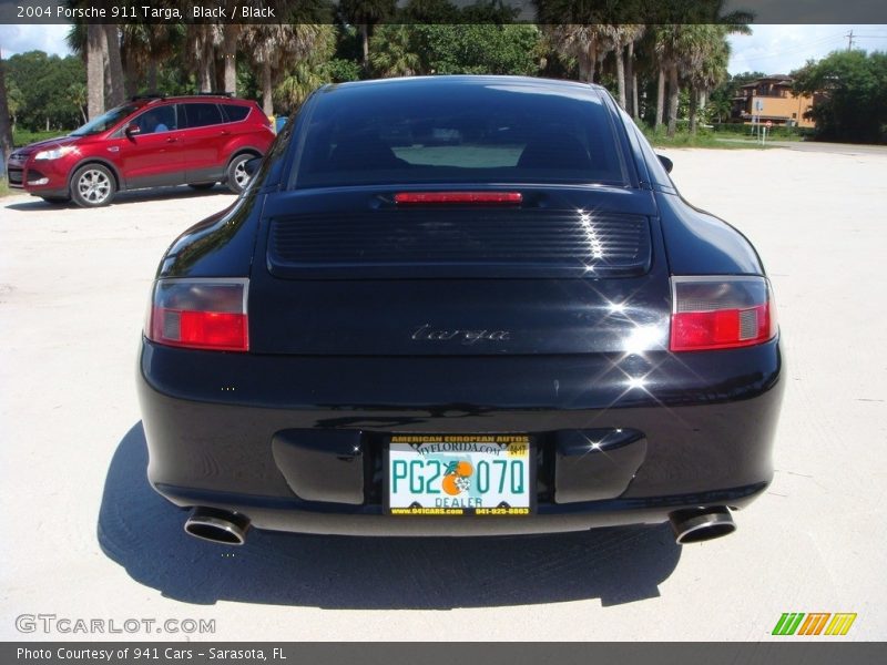 Black / Black 2004 Porsche 911 Targa