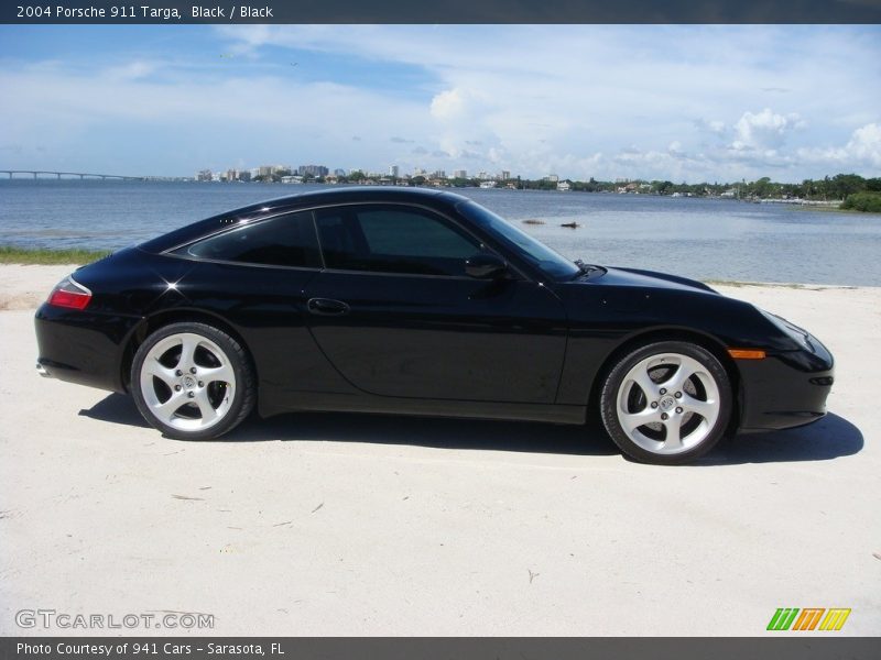 Black / Black 2004 Porsche 911 Targa