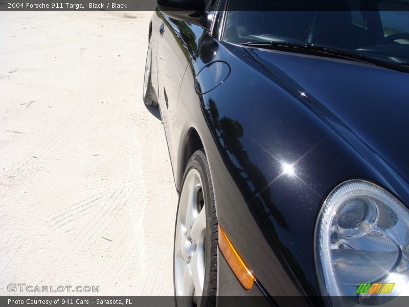 Black / Black 2004 Porsche 911 Targa