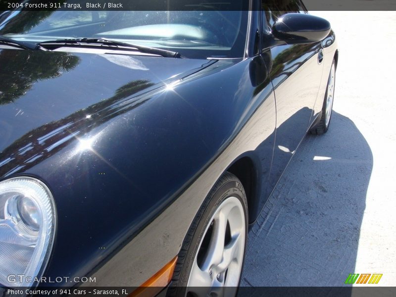 Black / Black 2004 Porsche 911 Targa