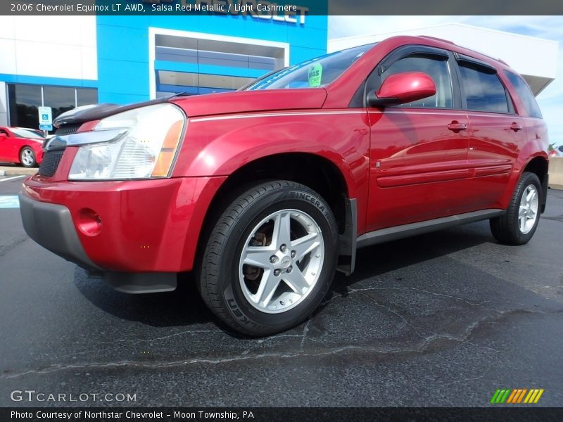 Salsa Red Metallic / Light Cashmere 2006 Chevrolet Equinox LT AWD
