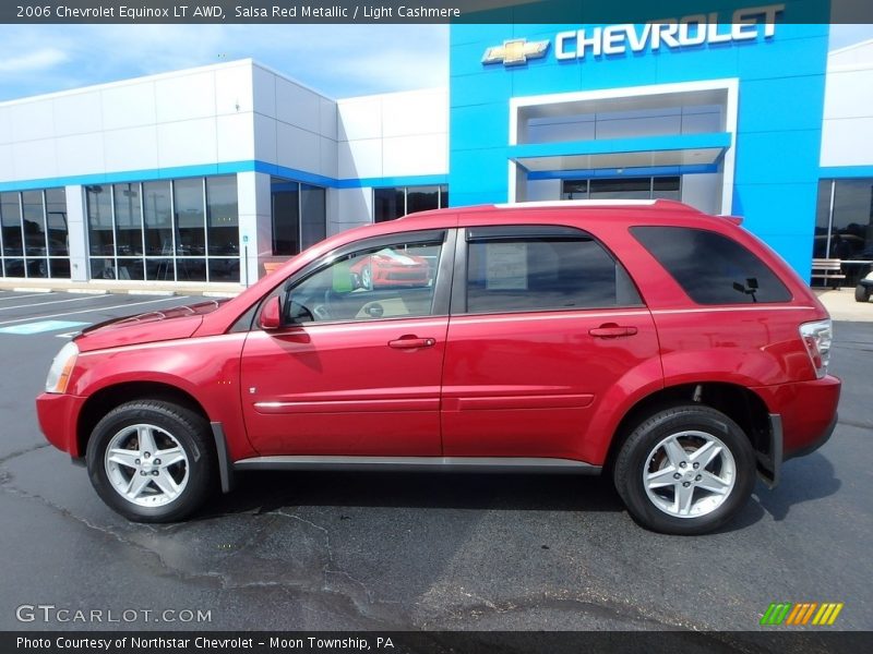 Salsa Red Metallic / Light Cashmere 2006 Chevrolet Equinox LT AWD