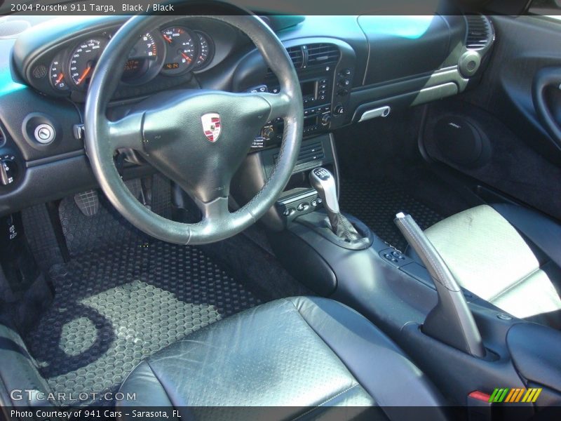 Black / Black 2004 Porsche 911 Targa