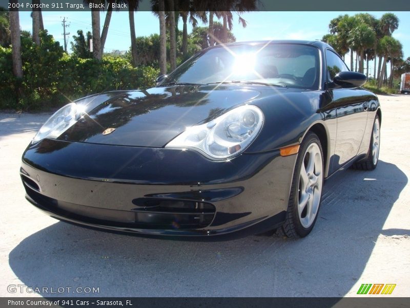 Black / Black 2004 Porsche 911 Targa