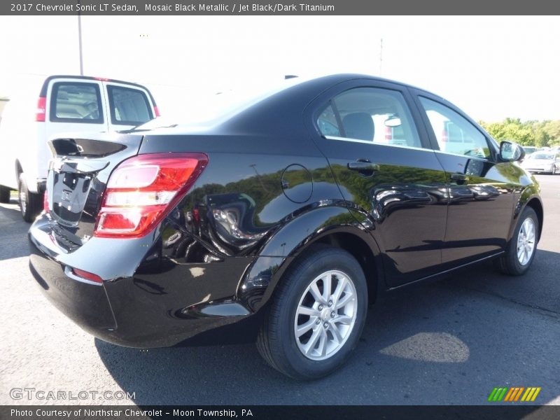 Mosaic Black Metallic / Jet Black/Dark Titanium 2017 Chevrolet Sonic LT Sedan