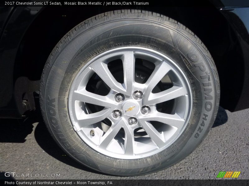 Mosaic Black Metallic / Jet Black/Dark Titanium 2017 Chevrolet Sonic LT Sedan