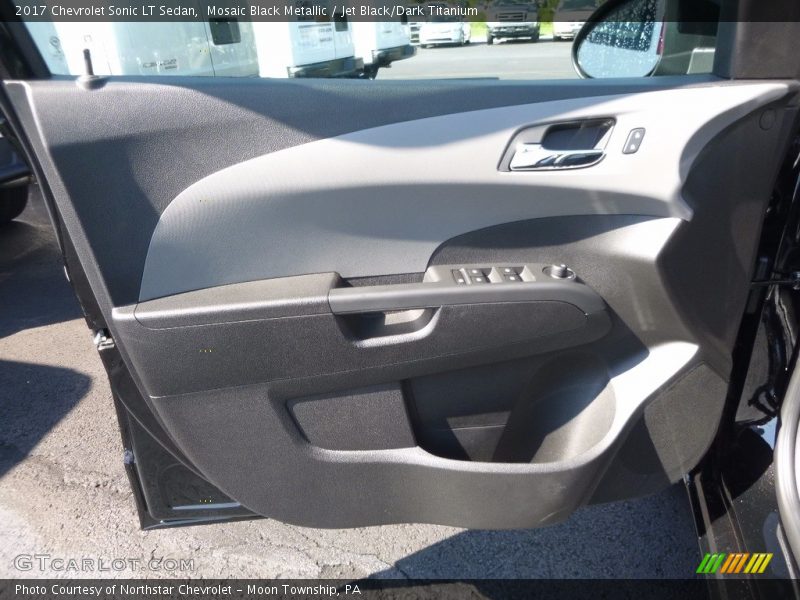 Mosaic Black Metallic / Jet Black/Dark Titanium 2017 Chevrolet Sonic LT Sedan