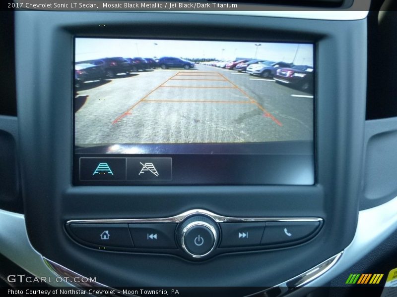 Mosaic Black Metallic / Jet Black/Dark Titanium 2017 Chevrolet Sonic LT Sedan