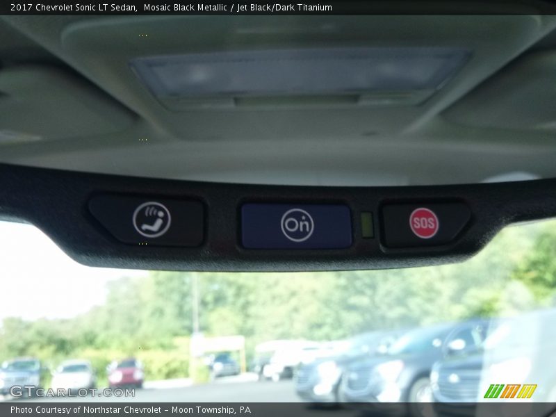Mosaic Black Metallic / Jet Black/Dark Titanium 2017 Chevrolet Sonic LT Sedan
