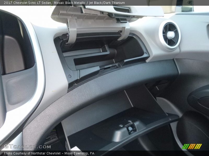 Mosaic Black Metallic / Jet Black/Dark Titanium 2017 Chevrolet Sonic LT Sedan