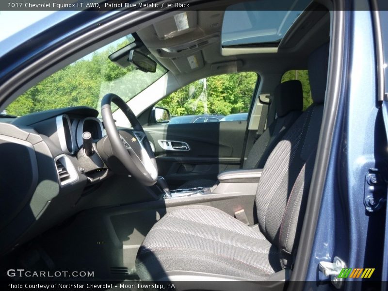 Patriot Blue Metallic / Jet Black 2017 Chevrolet Equinox LT AWD