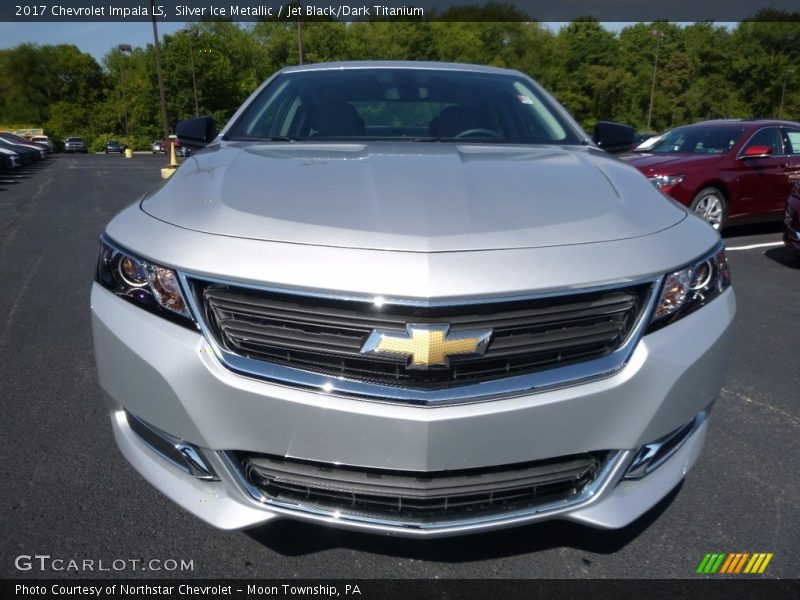 Silver Ice Metallic / Jet Black/Dark Titanium 2017 Chevrolet Impala LS