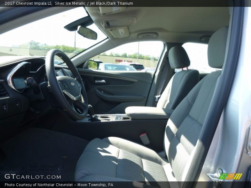 Silver Ice Metallic / Jet Black/Dark Titanium 2017 Chevrolet Impala LS