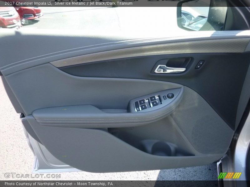 Silver Ice Metallic / Jet Black/Dark Titanium 2017 Chevrolet Impala LS