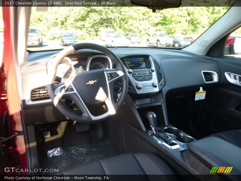 Siren Red Tintcoat / Jet Black 2017 Chevrolet Equinox LT AWD
