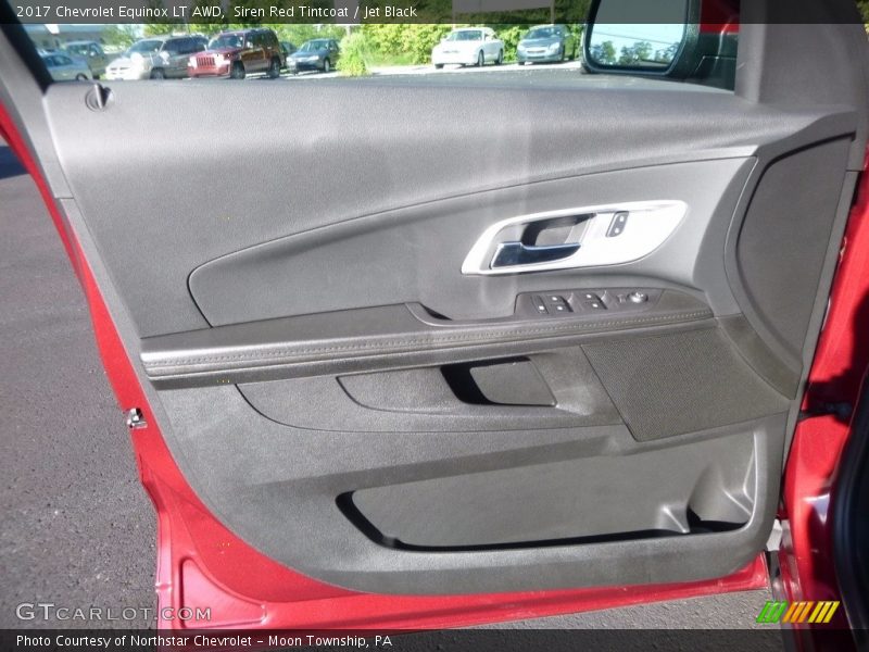 Siren Red Tintcoat / Jet Black 2017 Chevrolet Equinox LT AWD